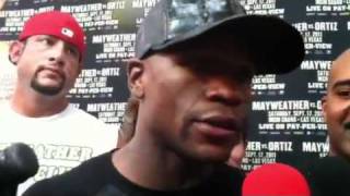 Floyd Mayweather interview in his gym [upl. by Maurili]