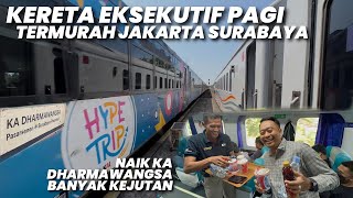 JAKARTA  SURABAYA KERETA EKSEKUTIF PALING MURAH LEBIH WORTH IT‼️Naik KA Dharmawangsa Banyak Momen [upl. by Rempe881]