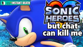 Sonic Heroes but chat kills me 133 times Team Sonic [upl. by Niliak]