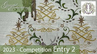 Graceful Embroidery 2023 competition entry 2 [upl. by Assed]