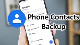 How to Backup and Restore Phone Contacts  Hindi 2022 [upl. by Airasor632]