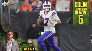 Blazin 5 Bills beat Cowboys Seahawks upset Eagles Cardinals cover in Week 15  NFL  THE HERD [upl. by Ilegna]