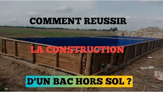 Les étapes pour la construction dun bac hors sol  Partie 5 [upl. by Dre]