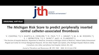 The Michigan Risk Score [upl. by Yerdna]