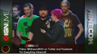 Notch releases Minecraft 10 on MineCon  11182011 [upl. by Leonhard465]