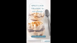 Speculoos tiramisu in glaasje [upl. by Dearr304]