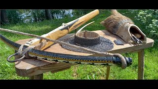 CRASH TEST Crossbow 330 lbs vs thick riveted maille KUSZA VS KOLCZUGA [upl. by Orren]