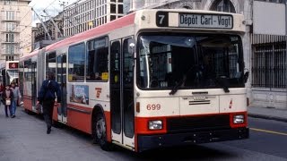 Trolleybuses amp More in Geneva Switzerland 19921994 [upl. by Clorinda]