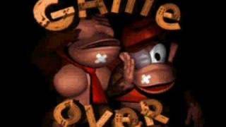 Donkey Kong Country Game Over screen [upl. by Novled]