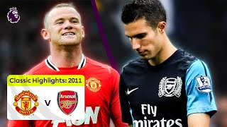 Manchester United 82 Arsenal  Full Premier League Highlights  201112 [upl. by Neelrac]