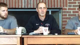 Harvard vs Cornell Football Press Conference  Harvard Head Coach Tim Murphy [upl. by Eleaffar]