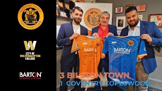 BILSTONTOWNFC 3 V 1 COVENTRY COPSEWOOD [upl. by Melva]