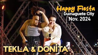 SUPER TEKLA amp DONITA IN DUMA  HAPPY FIESTA DUMAGUETE CITY [upl. by Ver]