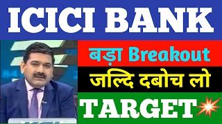 icici bank share latest news  icici bank share price  icici bank share news  share market news [upl. by Eylatan]