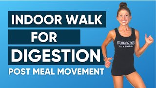 Indoor Walk For Digestion  Post Meal Movement [upl. by Anastasie]