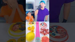 Yellow foods vs Red foods ice cream challenge🍨 amongus funny by Ethan Funny Family [upl. by Harrod]