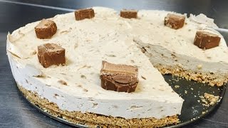 How To Make Mars Bar Cheesecake NO BAKE [upl. by Halima]