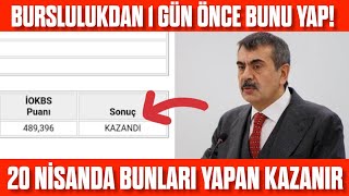 2024 Bursluluk Sınavına Son 1 Gün Kala Bunları Yapmalısın 21 Nisanda İOKBS için ne yapmalısın [upl. by Leander308]