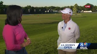 US Womens Open volunteer comes to Lancaster all the way from Scotland [upl. by Analart983]