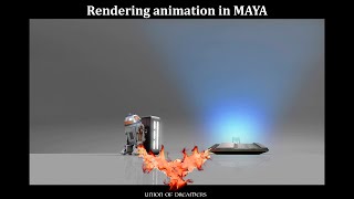 Rendering Animation in Maya With Arnold Renderizar animación en Maya [upl. by Eillak]