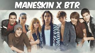 MÅNESKIN x BIG TIME RUSH  SUPERMODEL x CITY IS OURS Mashup by Gio [upl. by Dino]