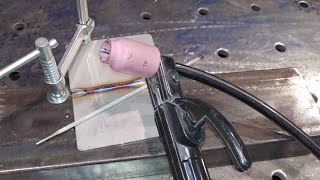 Brilliant idea  Transformation of electric welding machine for TIG welding [upl. by Hgielyak]