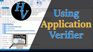 Application Verifier with WinDBG  Use AppVerifier within WinDBG [upl. by Hildegaard141]