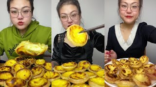 🍞 MUKBANG egg tart edition [upl. by Oicnerual473]