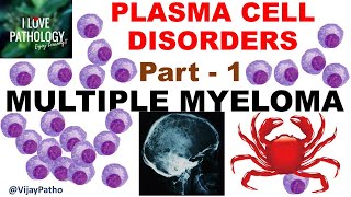 PLASMA CELL DISORDERS Part 1 Multiple Myelomapathogenesis amp Clinical features [upl. by Bashuk]