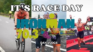 ITS RACE DAY IRON MAN 703 DAY VLOGS BIKE CHECK IN  IRON MAN VILLAGE [upl. by Gadmon]