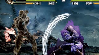 KILLER INSTINCTCINDER VS SADIRASUPERFIGHT [upl. by Jarid]