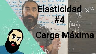 Ejercicio resuelto de elasticidad  Carga máxima  Siguiente video en los comentario [upl. by Petronilla400]