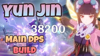 Yun Jin Physical Build Guide Insane Normal Attack Damage  Tips quotStage Lucidaquot  Genshin Impact [upl. by Erund]