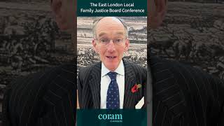 Sir Andrew McFarlane talking at the East London Local Family Justice Board Conference 2024 [upl. by Inahs322]