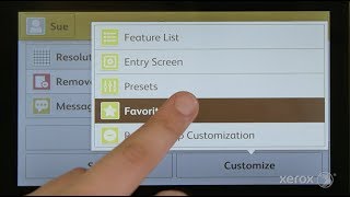 Adding Personal Favorites to your Xerox VersaLink Multifunction Printer [upl. by Shelden]