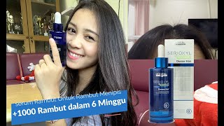 Serum Penumbuh Rambur LOreal Professionnel serioxyl Denser Hair  1000 Rambut Dalam 6 Minggu [upl. by Sivel555]