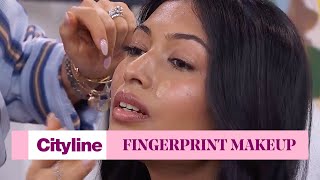 How to apply a full face of makeup with your fingers [upl. by Philbo632]