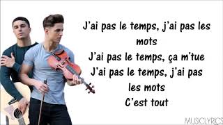 Lautner  Jai pas le temps ParoleLyrics [upl. by Formica]