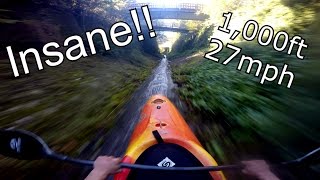 Insane Kayakers Paddle Down Drainage Ditch [upl. by Lianna204]