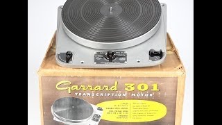 Garrard 301 Hammertone Original Boxed Form the Audio Grail Collection [upl. by Lauer644]