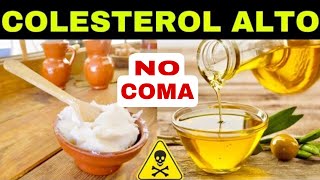 9 Alimentos PROHIBIDOS Para EL COLESTEROL ALTO y 5 MEJORES Para BAJAR EL COLESTEROL [upl. by Hirza688]