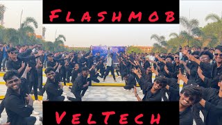 Flashmob at VelTech University teammuteup Performance choreography by vinosdancestudio5422 [upl. by Gavrielle330]