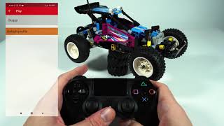 LEGO TECHNIC 42124 OffRoad Buggy RC Buggy  PS4 Controller  TUTORIAL [upl. by Ancelin935]