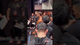 2024 Olympia Backstage cbum prejudging clip mrolympiallc mrolympua classicphysiquemotivation [upl. by Notniuq]