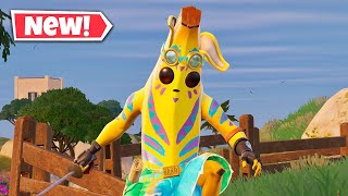 NEW ISLAND ADVENTURE PEELY Skin Gameplay In Fortnite Lego Pass [upl. by Donough798]