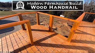 Making a Beautiful Wood Handrail from 2x6 lumber [upl. by Hoagland]