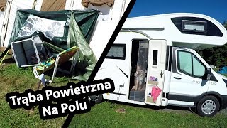 Kamper Ocalony Trąba Powietrzna Przeszła Obok Nas Vlog 170 [upl. by Kohsa817]