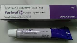 Mometasone furoate amp Fusidic acid Cream  Fusiwal M Cream [upl. by Ahsemot38]