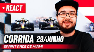 F1 REACT AO VIVO  CORRIDA SPRINT DA ÁUSTRIA DE 2024 [upl. by Yemrej]