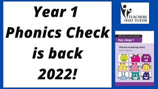 Phonics Check 2022 What you need to know [upl. by Dviad]